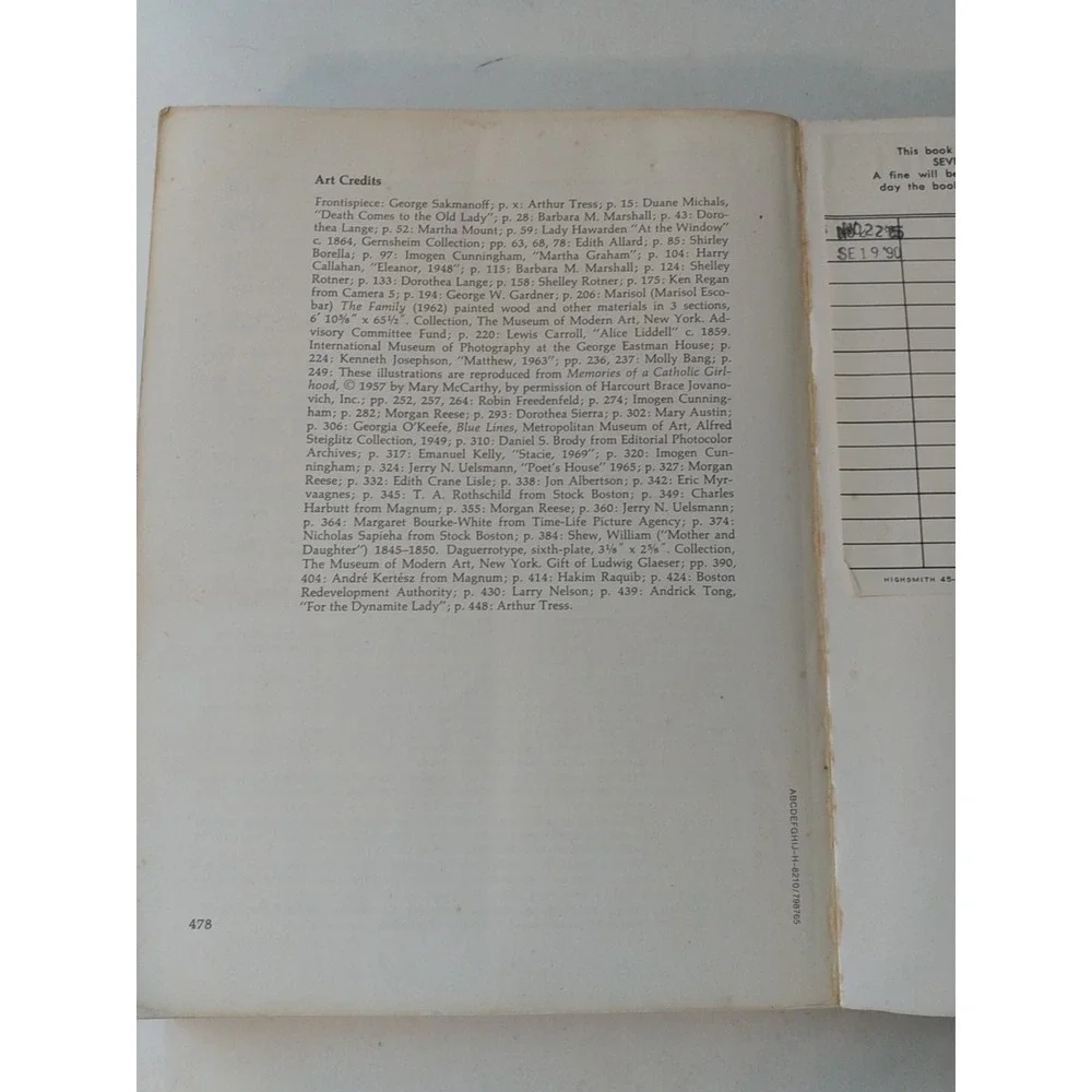 by women: An Anthology of Literature By L. H. Kirschner & Marcia Folsom PB 1976